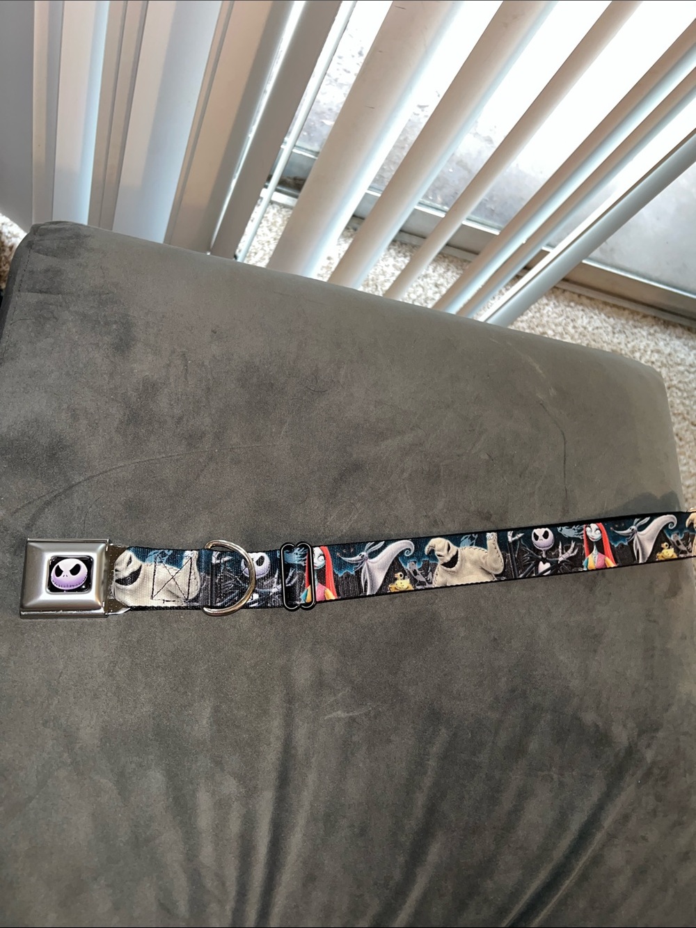 Nightmare before Christmas dog collar wide large